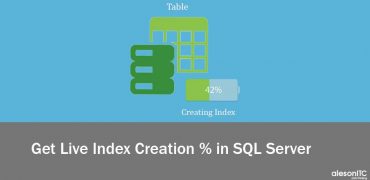 Get Live Index Creation % in SQL Server