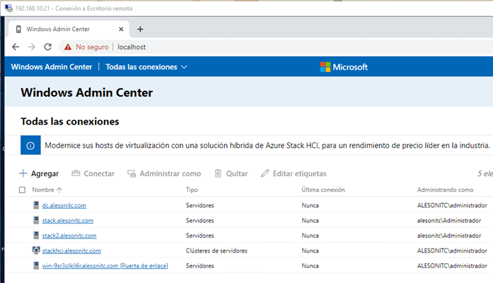 Windows Admin Center