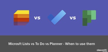 Microsoft lists vs planner vs to do - cuándo utilizarlas