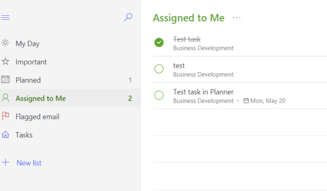 microsoft todo vs planner