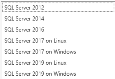 Versiones SQL Server