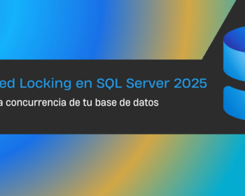 Diapositiva sobre Optimized Locking SQL Server 2025 mostrando la mejora de la concurrencia en bases de datos