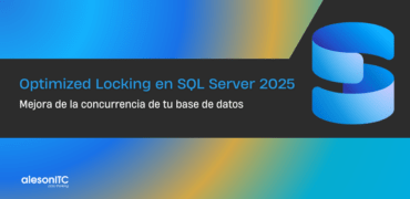 Diapositiva sobre Optimized Locking SQL Server 2025 mostrando la mejora de la concurrencia en bases de datos